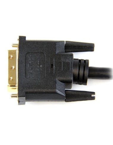 Cable HDMI a DVI 1m - DVI-D Macho - HDMI Macho - Adaptador - Negro