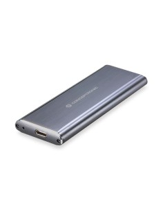 HDE01G caja para disco duro externo Caja externa para unidad de estado sólido (SSD) Gris M.2 2