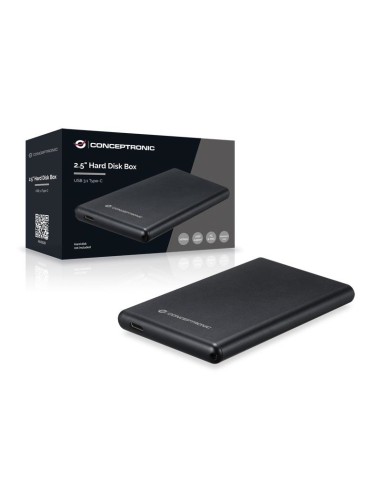 HDE02B caja para disco duro externo Caja de disco duro (HDD) Negro 2.5"