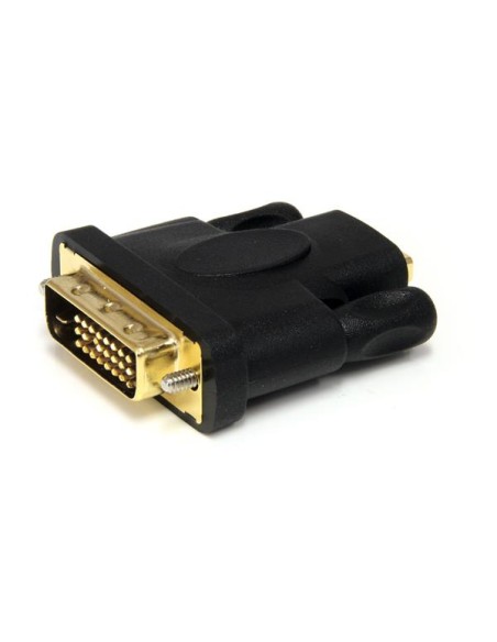 Adaptador HDMI a DVI - DVI-D Macho - HDMI Hembra - Conversor - Negro
