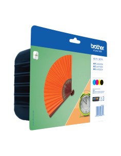 LC-129XLVALBP cartucho de tinta 4 pieza(s) Original Negro, Cian, Granate, Amarillo