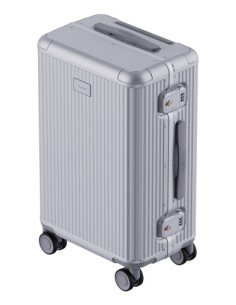 BHR9078GL maleta Armazón duro Plata Policarbonato (PC), Poliéster