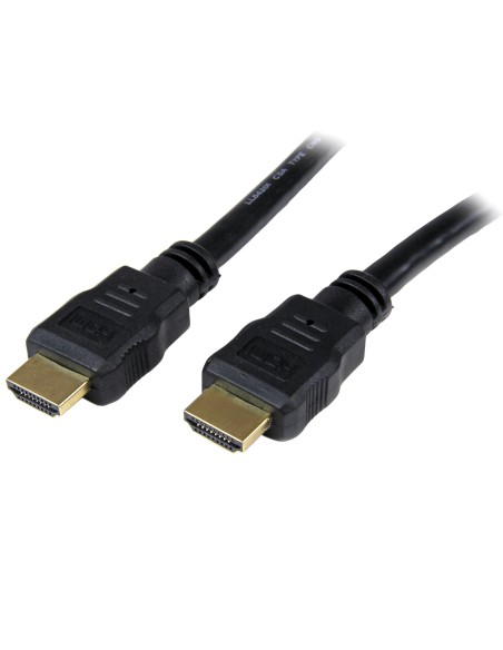 Cable HDMI de alta velocidad de 1m - 2x HDMI Macho - Negro - Ultra HD 4k x 2k