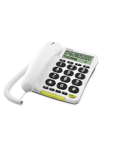 312cs Teléfono analógico Identificador de llamadas Blanco