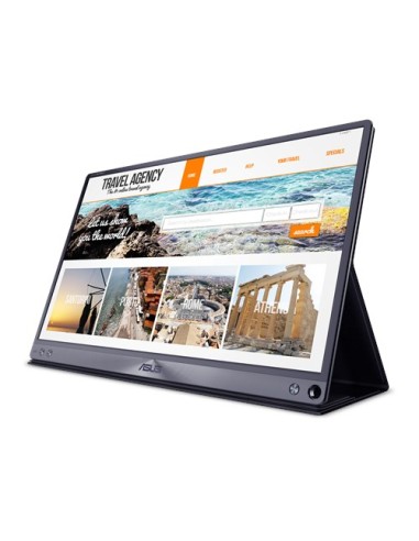 ZenScreen MB16AC pantalla para PC 39,6 cm (15.6") 1920 x 1080 Pixeles Full HD LED Gris