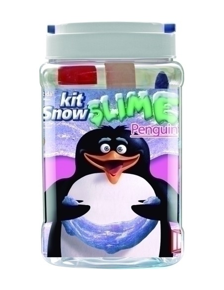 JUEGO INSTANT SLIME KIT SNOW SNOW PINGUI - Pack de 3 unidades