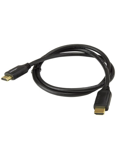 Cable de 1m HDMI 2.0 Certificado Premium con Ethernet - HDMI de Alta Velocidad Ultra HD de 4K a 60Hz HDR10 - para Monitores o T