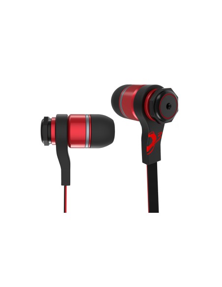 TriFX Auriculares Alámbrico Dentro de oído Llamadas/Música Negro, Rojo