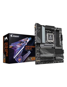 X670 AORUS ELITE AX Placa base - Compatible con AMD Ryzen 9000 Series CPUs, 16+2+2 Phases Digital VRM, up to 8000MHz DDR5 (OC), 
