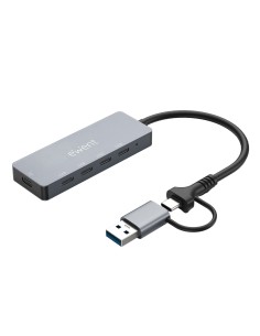 EW1151 hub de interfaz USB Tipo C 10000 Mbit/s Gris