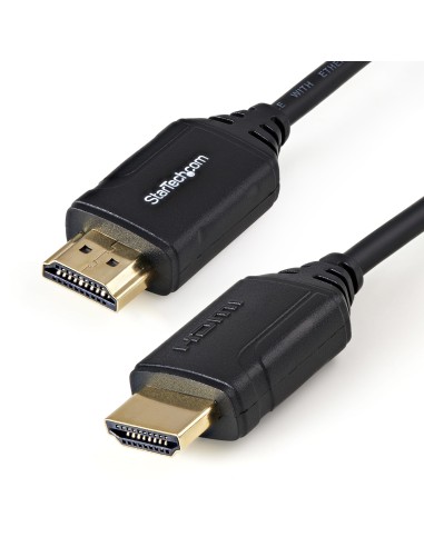 Cable de 50cm HDMI 2.0 Certificado Premium con Ethernet - HDMI de Alta Velocidad Ultra HD de 4K a 60Hz HDR10 - para Monitores o