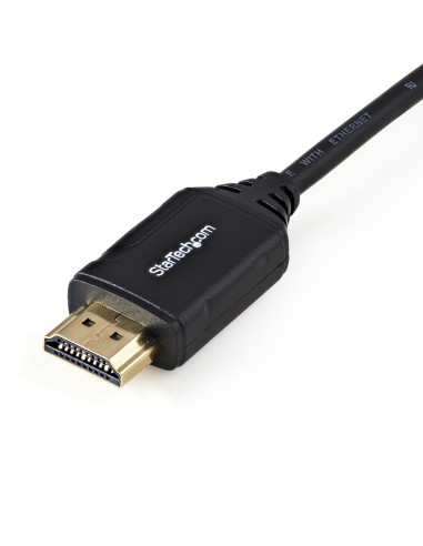 Cable de 50cm HDMI 2.0 Certificado Premium con Ethernet - HDMI de Alta Velocidad Ultra HD de 4K a 60Hz HDR10 - para Monitores o