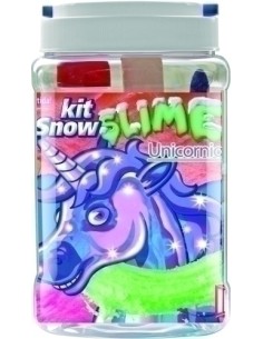JUEGO INSTANT SLIME KIT SNOW SNOW UNICOR - Pack de 3 unidades
