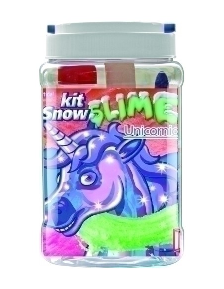 JUEGO INSTANT SLIME KIT SNOW SNOW UNICOR - Pack de 3 unidades