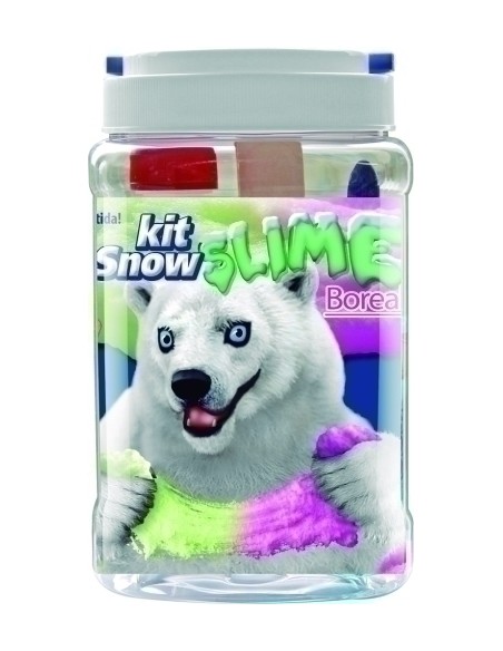 JUEGO INSTANT SLIME KIT SNOW SNOW BEAR - Pack de 3 unidades
