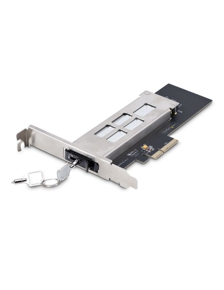 Tarjeta PCIe x4 a SSD NVMe M.2 - Rack Móvil Backplane con Bandeja Removible Hot Swap Intercambiable en Caliente - Bahía de Unida