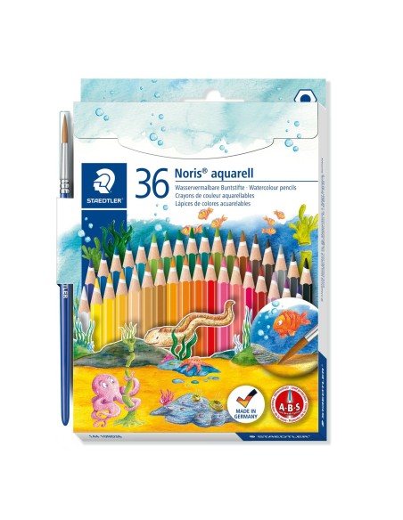 Noris aquarell 144 10 Multicolor 36 pieza(s)