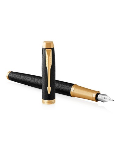 IM pluma estilográfica Sistema de carga por cartucho Negro, Oro 1 pieza(s)