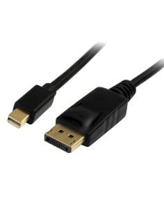 Cable de 2m Mini DisplayPort a DisplayPort 1.2 - Cable Adaptador Mini DisplayPort a DisplayPort 4K x 2K UHD - Cable para Monitor