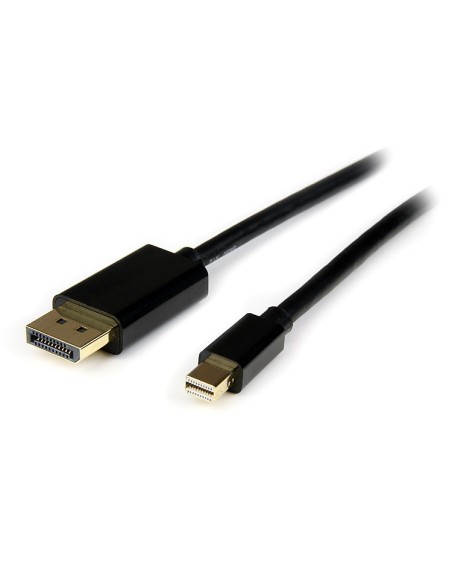Cable de 4m Mini DisplayPort a DisplayPort 1.2 - Cable Adaptador Mini DisplayPort a DisplayPort 4K x 2K UHD - Cable para Monitor