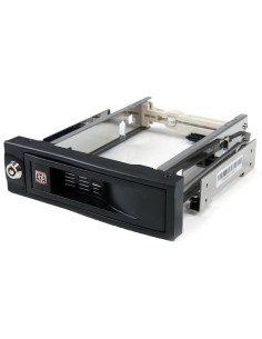 Rack Móvil Aluminio para Disco Duro HDD SATA de 3,5" Pulgadas sin Bandeja Bahía de 5,25" 2