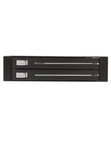 Rack Móvil Backplane de 2 Discos Duros HDD SATA 2,5" Pulgadas sin Bandeja Bahía 3,5"