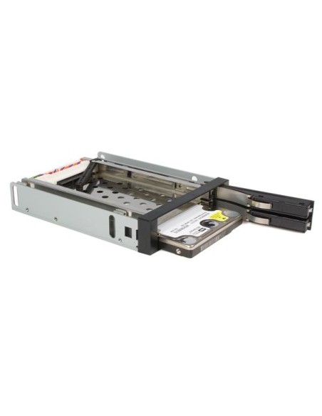 Rack Móvil Backplane de 2 Discos Duros HDD SATA 2,5" Pulgadas sin Bandeja Bahía 3,5"