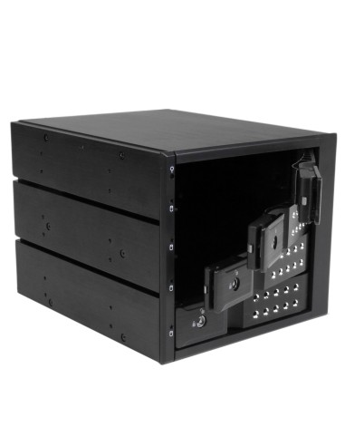 Rack Móvil Backplane de 4 Bahías de Intercambio en Caliente - Rack Móvil Hot Swap sin Bandeja para Unidades de DD SSD de 3,5in 