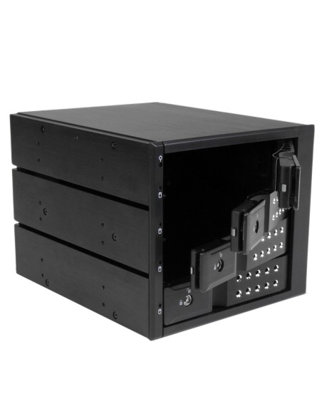 Rack Móvil Backplane de 4 Bahías de Intercambio en Caliente - Rack Móvil Hot Swap sin Bandeja para Unidades de DD SSD de 3,5in 