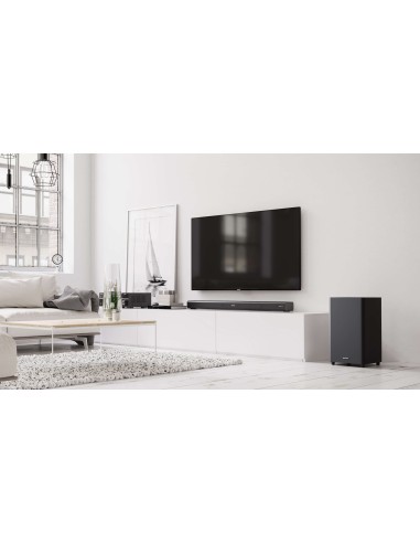 SHARP HT-SBW460 SOUNDBAR 3.1 DOLBY ATMOS&nbsp 440 W - HDMI ARC-CEC-BT&nbsp CON SUBWOOFER INALÁMBRICO NEGRO