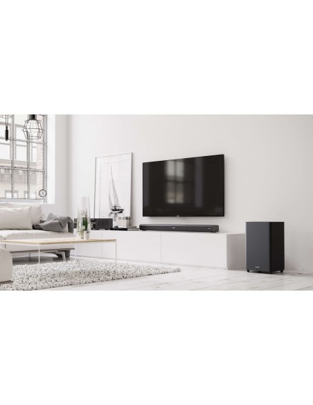 SHARP HT-SBW460 SOUNDBAR 3.1 DOLBY ATMOS&nbsp 440 W - HDMI ARC-CEC-BT&nbsp CON SUBWOOFER INALÁMBRICO NEGRO