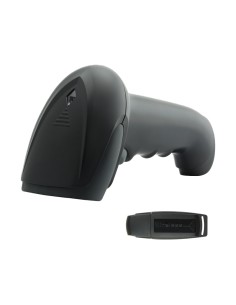 MS3-1D RF Lector de códigos de barras portátil Laser Negro