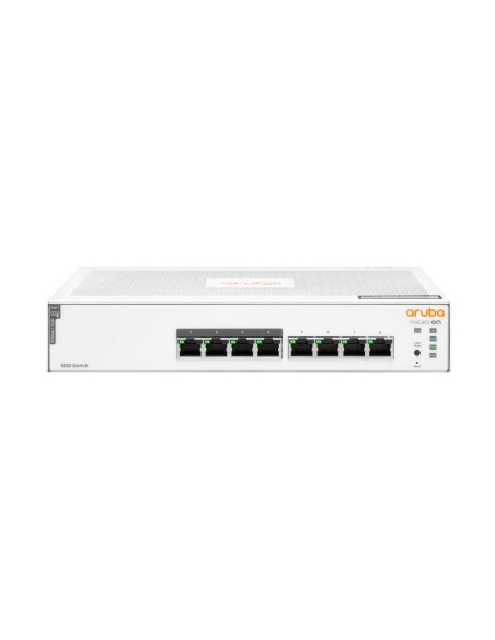 Instant On 1830 8G 4p Class4 PoE 65W Gestionado L2 Gigabit Ethernet (10/100/1000) Energía sobre Ethernet (PoE) 1U