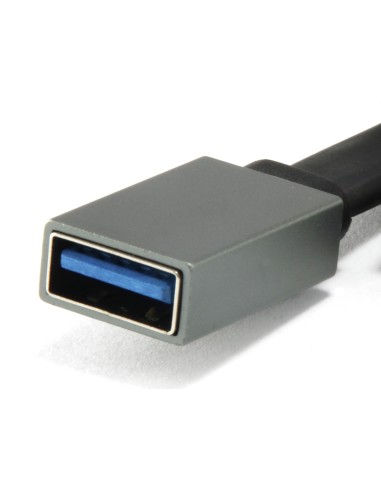 HUBBIES01G hub de interfaz USB 3.2 Gen 2 (3.1 Gen 2) Type-C 5000 Mbit/s Gris