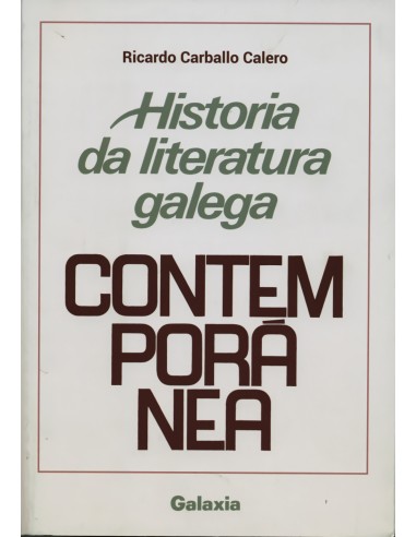 Historia da literatura galega contemporanea