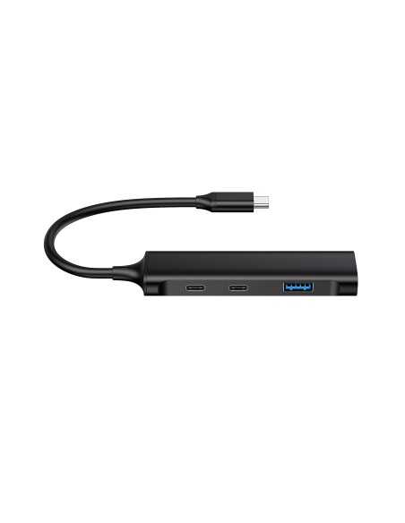 HUBBIES12B hub de interfaz USB 3.2 Gen 1 (3.1 Gen 1) Type-C 5000 Mbit/s Negro