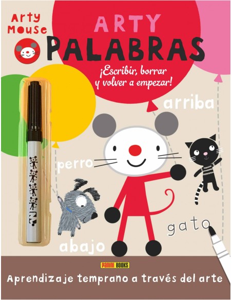Arty palabrasescribir borrar y volver a empezar