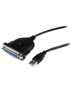 Cable de 1,8m Adaptador de Impresora Paralelo DB25 a USB A - H/M 2