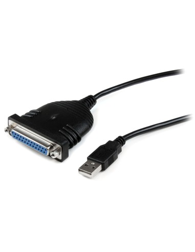 Cable de 1,8m Adaptador de Impresora Paralelo DB25 a USB A - H/M
