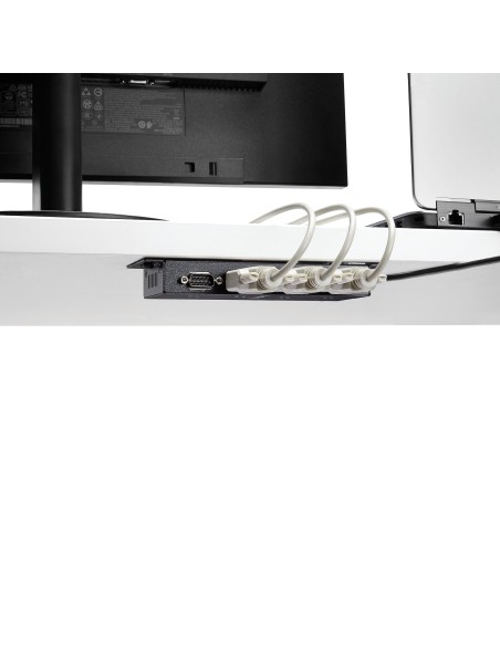 Concentrador Adaptador USB a Serie RS232 DB9 4 Puertos  Riel DIN Industrial y Montaje en Pared