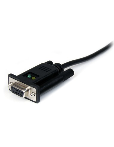 Cable Adaptador de 1 Puerto USB a Módem Nulo Null DB9 RS232 Serie DCE con FTDI
