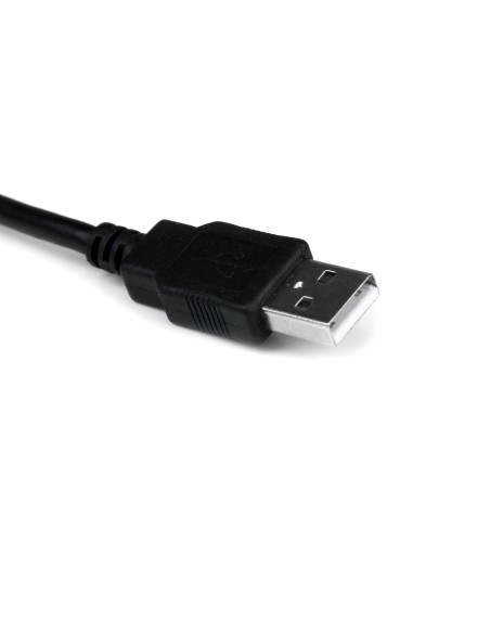 Cable 0,3m USB a Puerto Serie Serial RS232 DB9 con Retención del Puerto de Asignación COM