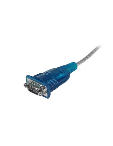 Cable Adaptador USB a Serie RS232 de 1 Puerto Serial DB9 - Macho a Macho