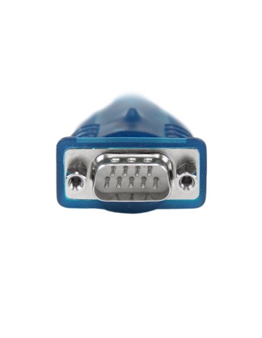 Cable Adaptador USB a Serie RS232 de 1 Puerto Serial DB9 - Macho a Macho