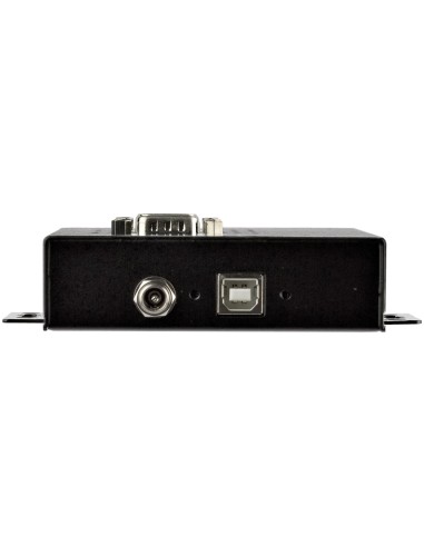 Adaptador Hub Serie RS232/RS485/RS422 a 4 puertos USB - Convertidor Ladrón USB 2.0 a Serial DB9 - IP30 - de Montaje en Carril D