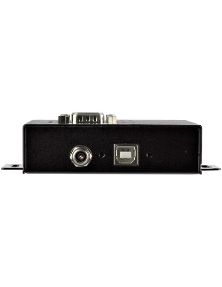 Adaptador Hub Serie RS232/RS485/RS422 a 4 puertos USB - Convertidor Ladrón USB 2.0 a Serial DB9 - IP30 - de Montaje en Carril D