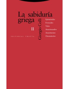 La sabiduria griega II