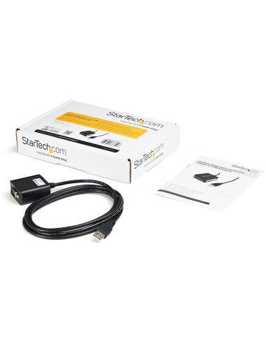 Cable 1,8m USB a Puerto Serie Serial RS422 y 485 DB9 con Retención Puerto COM