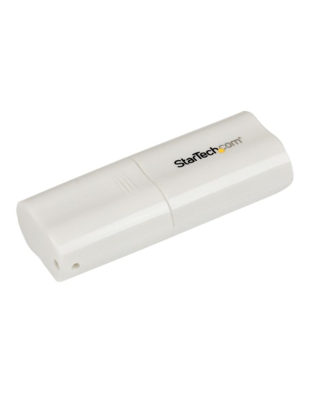 Tarjeta de Sonido Estéreo USB Externa Adaptador Conversor - Blanco