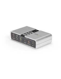 Tarjeta de Sonido 7,1 USB Externa Adaptador Conversor puerto SPDIF Audio Digital Óptico 2